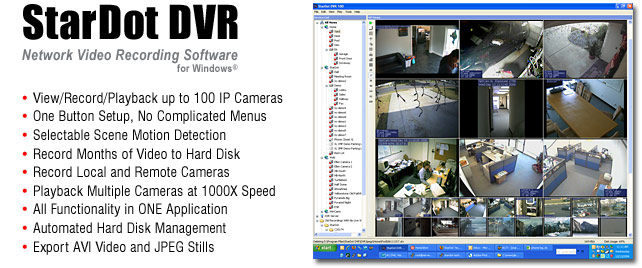 StarDot DVR Software (NVR)