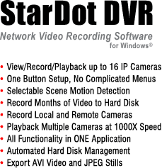 StarDot DVR Security Software
