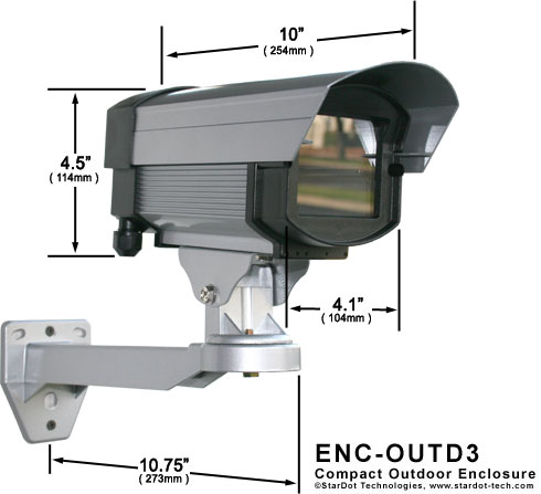 ENC-OUTD3 Compact Outdoor Enclosure